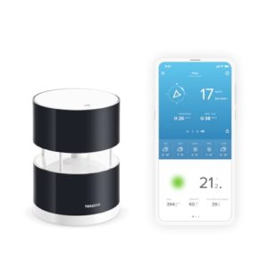 Netatmo Windmesser für Netatmo-Wetterstation, schwarz, NWA01-WW, 16 cm