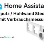 Home Assistant Unterputz Smart Steckdosen mit Verbrauchsmessung