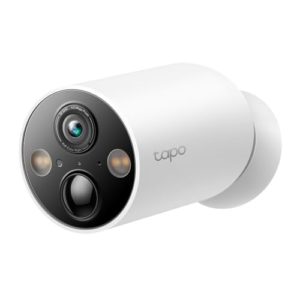 TP-Link TAPO Smart Home Batteriebetriebene Überwachungskamera, kabellos, 2K QHD, IP66, 10000mAh Akku, 150° Superweites Sichtfeld, Farbnachtsicht, KI-Erkennung, microSD-Kartenslot, App-Fernbedienung