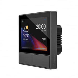 SONOFF NSPanel Smart Scene WLAN Wandschalter,WiFi Smart Schalter,2 Way Smart Home Control Panel für Temperatur und Luftfeuchtigkeit,Smart Lichter, Arbeitet mit Alexa & Google Home & Alice