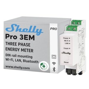 Shelly Pro 3EM-120A Energiekostenmesser