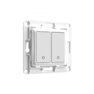 Shelly Home Accessories Wandschalter, 2 Zoll, WANDTASTER 2-FACH WEIß (Artikel kann variieren)