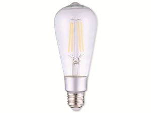 Shelly Vintage ST64 | WLAN betriebene Glühbirne mit Dimmfunktion und Stromüberwachung | Hausautomatisierung | iOS Android App | Alexa und Google Home kompatibel | Energieeffizient | Elegantes Design