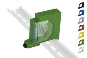Shelly Dimmer/Dimmer 2 Hutschienenhalter/Adapter Single DIN Rail bracket (35mm) (Grün)