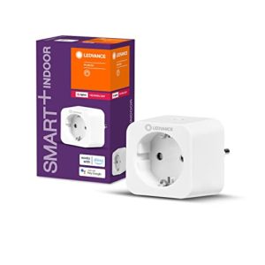 LEDVANCE Smart+ Plug, ZigBee schaltbare Steckdose, für die Lichtsteuerung in Ihrem Smart Home, Direkt kompatibel mit Echo Plus und Echo Show (2. Gen.),