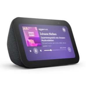 Amazon Echo Show 5 (3. Gen.) kompakter smarter Touchscreen mit Alexa zum Steuern von Smart Home Anthrazit
