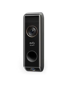 eufy Security Video Doorbell S330 Dual Camera (mit Akku), Zusatzkamera, Akkubetriebene Video-Türklingel, Bewegungssensor, Paketerkennung, 2K HD, Gebührenfreie Nutzung