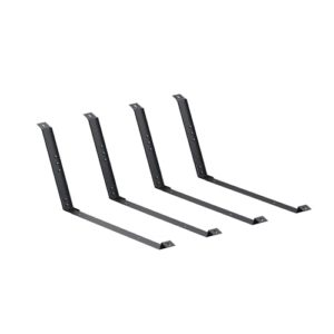 Anker SOLIX Solarmodulhalterung für Flachdach und Garten, 2er-Pack, Solarpanel-Halterung, Für Flachdach Garten Terrasse Boden, Einfache Installation, Anti-Rutsch-Design, 20° Neigungswinkel, in Schwarz