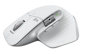 Logitech MX Master 3S for Mac Performance Wireless Mouse - Pale Grey - Ergonomische Maus (Weiß)