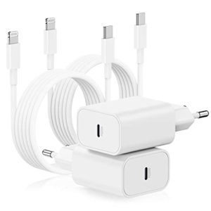 iPhone 13 14 Pro Ladegerät Original Apple,2Pack Schnellladegerät mit 2M USB C to Lightning Ladekabel [MFi Certified],Fast Charging Netzteil Stecker Adapter for iPhone 14 Pro Max/13/12/11/8 Plus/XS/SE