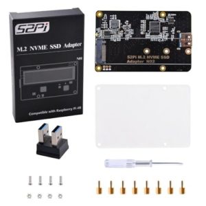 GeeekPi M.2 NVME SSD Storage Expansion Board for Raspberry Pi 4, Only Support M.2 NVME SSD (Raspberry Pi Board and M.2 NVME SSD NOT Included)