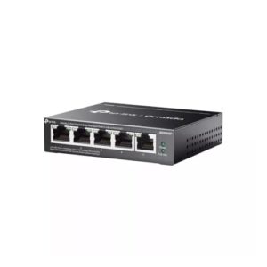 TP-Link Switch full managed Layer2 5 Port o 5x 1 GbE o PoE Budget 65 Watt o 4x PoE at o Lüfterlos, Omada o ES205PG