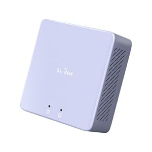 GL.iNet MT2500 (Brume 2) Mini-VPN-Sicherheitsgateway für Heimbüro und Remote-Arbeit – VPN-Server und -Client für Zuhause und Büro, VPN-Kaskadierung, 2,5 G WAN, *KEIN WLAN* (ABS-Kunststoffgehäuse)