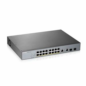 ZyXEL GS1350-18HP Gigabit Smart Switch, 16x RJ-45, 2x RJ-45/SFP, PoLRE/PoE+