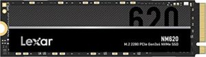 Lexar NM620 1TB SSD, M.2 2280 PCIe Gen3x4 NVMe 1.4 Interne SSD, Bis zu 3500MB/s Lesen, 3000MB/s Schreiben, 3D NAND Flash Interne Solid-State-Laufwerk für PC-Enthusiasten und Gamer (LNM620X001T-RNNNG)