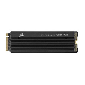 Corsair MP600 PRO LPX M.2 NVMe PCIe x4 Gen4 SSD, 1 TB, optimiert für PS5 Black, 1 Stück